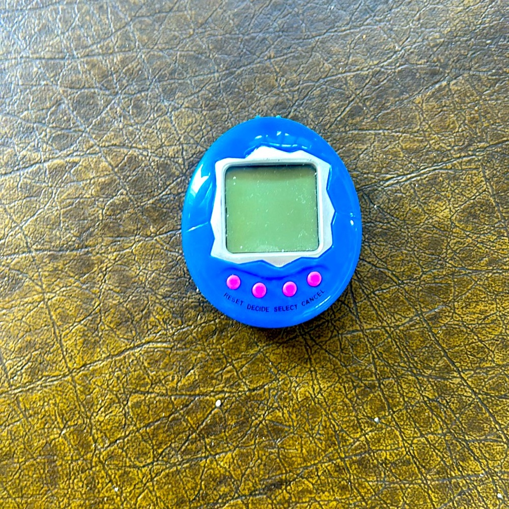 Barley used tamagotchi, needs just to be reset